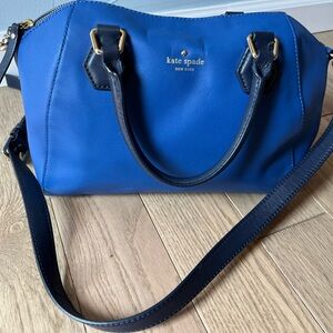 Bright Blue and Navy Kate Spade Bag